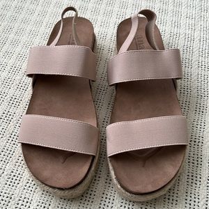 a.n.a. Platform Sandals - 9.5 - Like New - Neutral Color - Wear with Anything!